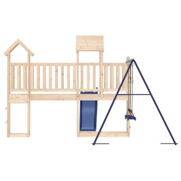 Outdoor Playset Solid Wood Pine