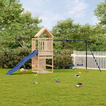 Outdoor Playset Solid Wood Pine