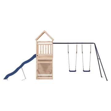 Outdoor Playset Solid Wood Pine