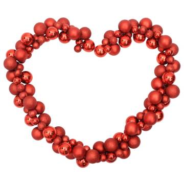 Christmas Balls Garland Red 175 cm Polystyrene