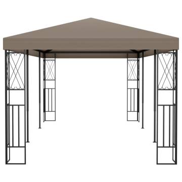 Gazebo 6x3 m Taupe Fabric