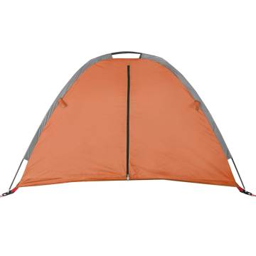 Storage Tent 9 Compartments Grey&Orange 125x50x68 cm 185T Taffeta