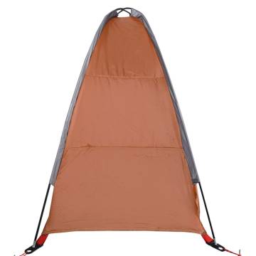 Storage Tent 9 Compartments Grey&Orange 125x50x68 cm 185T Taffeta