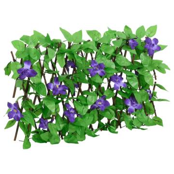  Artificial Ivy Trellis Expandable Green 180x20 cm