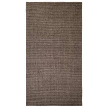 Sisal Rug for Scratching Post Brown 80x150 cm