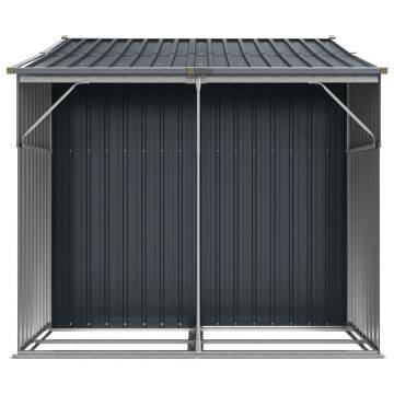 Garden Shed Anthracite 277x192.5x179 cm Galvanised Steel