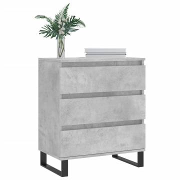 Sideboard Concrete Grey 60x35x70 cm Engineered Wood