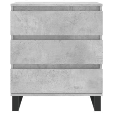 Sideboard Concrete Grey 60x35x70 cm Engineered Wood