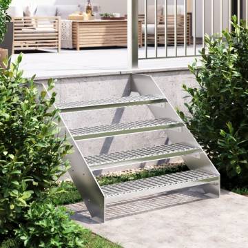 Grate Step 90x24x7 cm Galvanised Steel