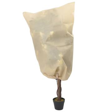 Plant Fleece Covers with Drawstring 8 pcs 70 g/m² 0.8x0.8 m