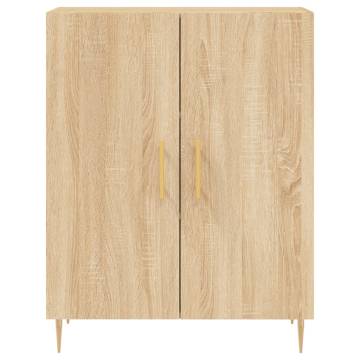 Highboard Sonoma Oak 69.5x34x180 cm Engineered Wood