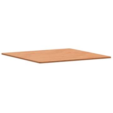 Table Top 90x90x1.5 cm Square Solid Wood Beech