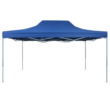 Foldable Tent Pop-Up 3x4.5 m Blue