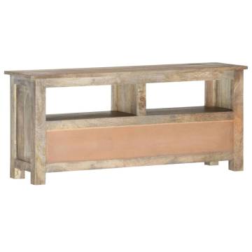 TV Cabinet 110x30x50 cm Solid Mango Wood