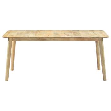 Dining Table 180x90x76 cm Solid Mango Wood