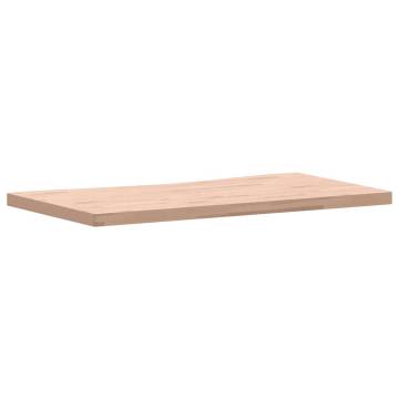 Desk Top 110x(55-60)x4 cm Solid Wood Beech