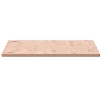 Desk Top 100x60x1.5 cm Solid Wood Beech