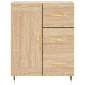 Highboard Sonoma Oak 69.5x34x180 cm Engineered Wood