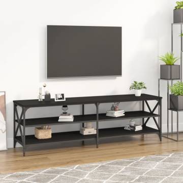 TV Cabinet Black 160x40x50 cm Engineered Wood