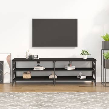 TV Cabinet Black 160x40x50 cm Engineered Wood