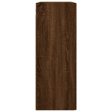 Wall Mounted Cabinets 2 pcs Brown Oak 69.5x34x90 cm