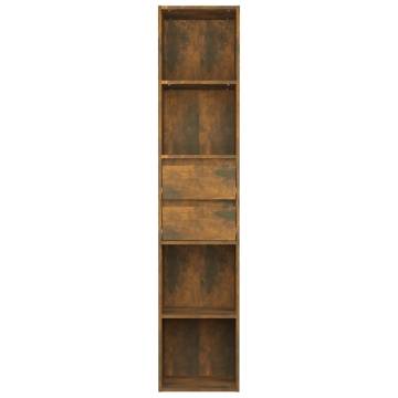 Book Cabinet Smoked Oak 36x30x171 cm Engineered Wood