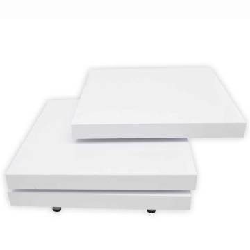 Coffee Table 3 Tiers High Gloss White