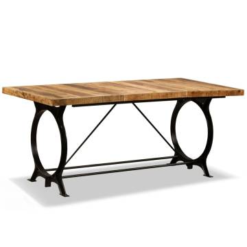 Dining Table Solid Rough Mango Wood 180 cm