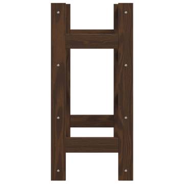 Wine Rack for 16 Bottles Brown Solid Wood Pine