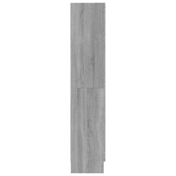 Book Cabinet Grey Sonoma 82.5x30.5x150 cm Engineered Wood