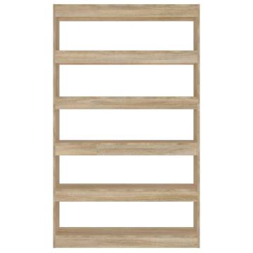 Book Cabinet/Room Divider Sonoma Oak 100x30x166 cm