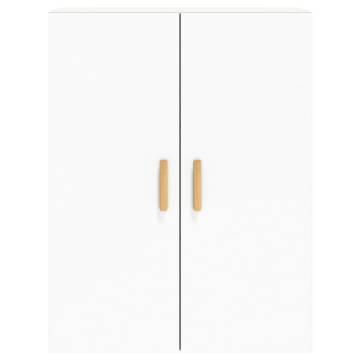 Wall Mounted Cabinets 2 pcs White Engineered Wood