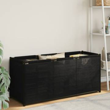 Storage Box Black 105x34.5x45 cm Fabric