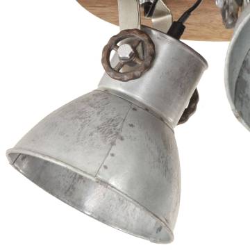 Industrial Ceiling Lamp 25 W Silver 42x27cm E27