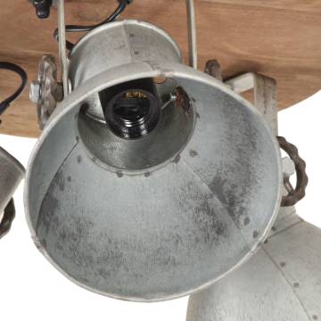 Industrial Ceiling Lamp 25 W Silver 42x27cm E27