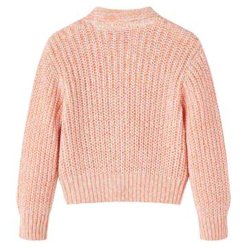 Kids' Cardigan Knitted Mixed Pink 140