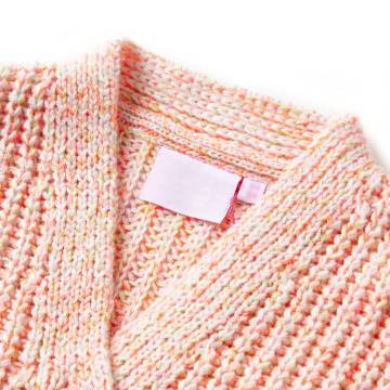 Kids' Cardigan Knitted Mixed Pink 140