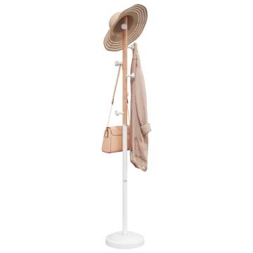 Coat Stand White 177 cm Powder-coated Iron