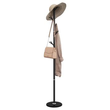 Coat Stand Black 175 cm Powder-coated Iron