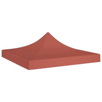 Party Tent Roof 3x3 m Terracotta 270 g/m²