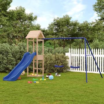 Outdoor Playset Solid Wood Pine