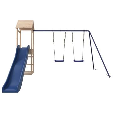 Outdoor Playset Solid Wood Pine