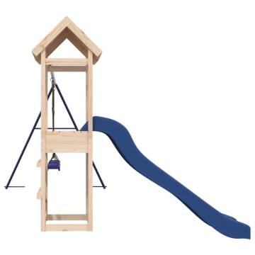 Outdoor Playset Solid Wood Pine