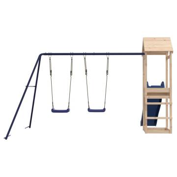 Outdoor Playset Solid Wood Pine