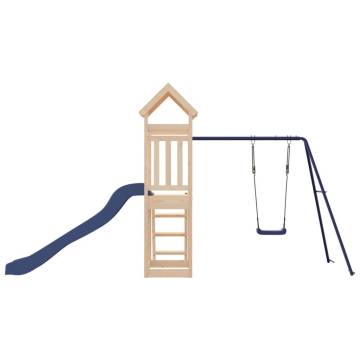 Outdoor Playset Solid Wood Pine