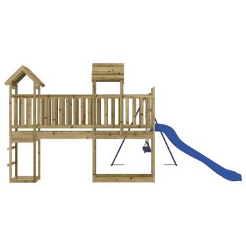 Outdoor Playset Impregnated Wood Pine