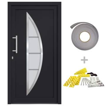 Front Door Anthracite 98x190 cm