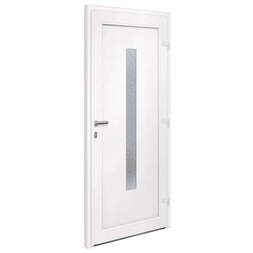 Front Door Anthracite 88x200 cm PVC