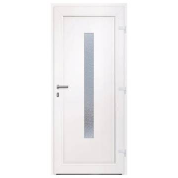 Front Door Anthracite 88x200 cm PVC