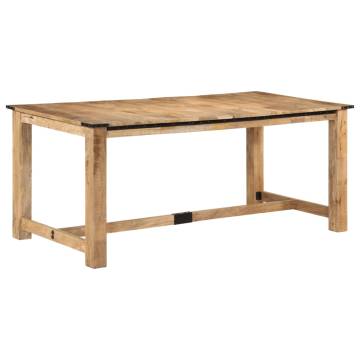 Dining Table 180x90x75 cm Solid Wood Mango